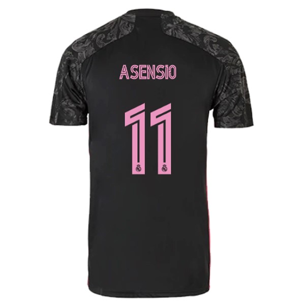 Camiseta Real Madrid Replica Tercera Ropa NO.11 Asensio 2020/21 Negro